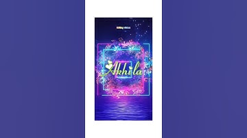 Alightmotion neon Circle effect, alight motion trending  Circle name draw status tutorial, Instagram