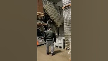 Forklift operator shows off his loading skill #shorts #fyp