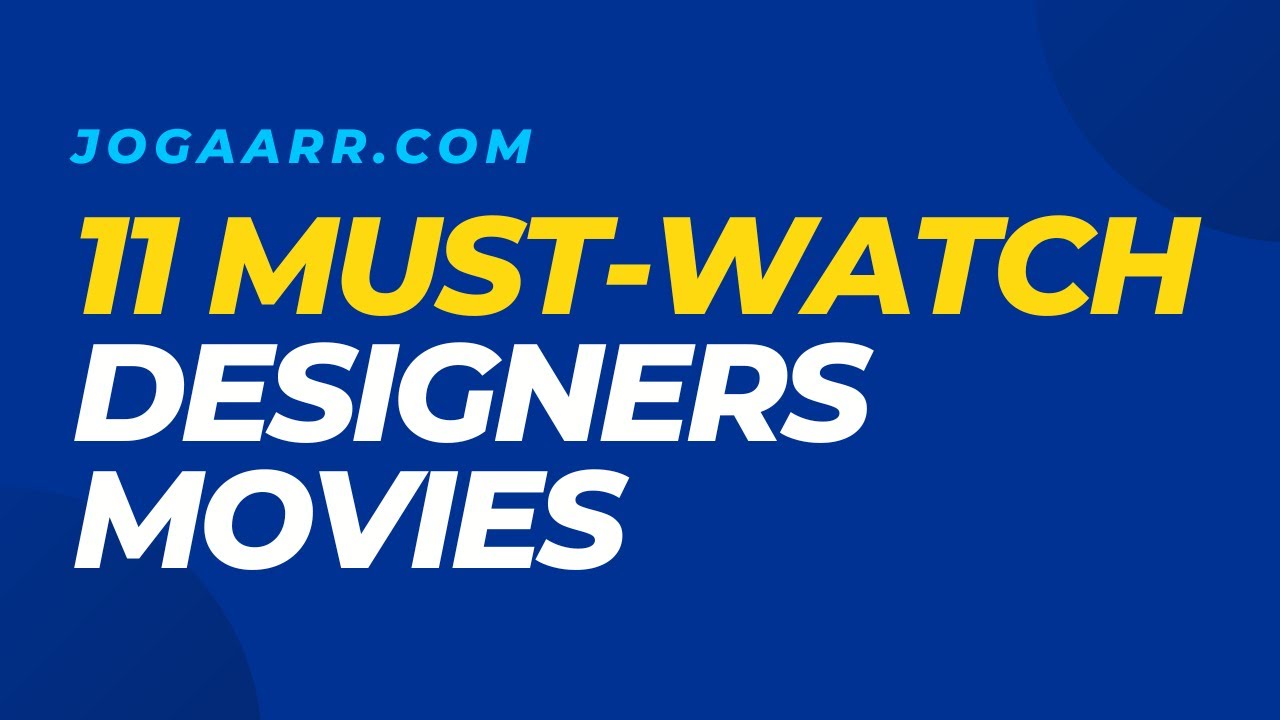 [2] Must watch movies for designers | Best collection