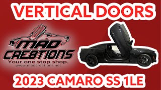 Lambo Door Operation on a Camaro SS 1LE  Mad Creations Vertical Doors The Car Stylist