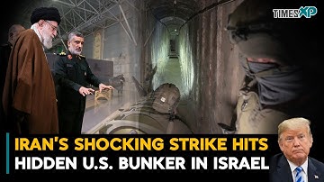 Iran’s Shocking Strike Hits Hidden U.S. Bunker in Israel| Iran-Israel War
