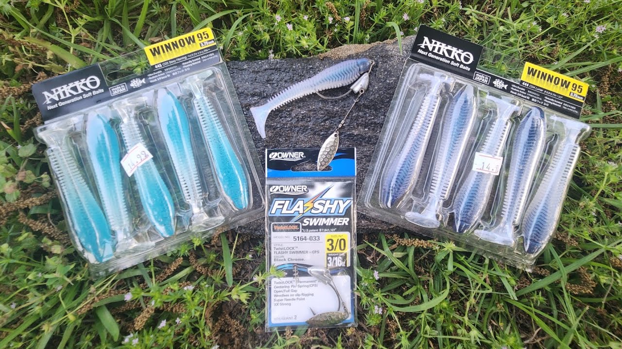 Nikko Kasei "Winnow" Soft Plastic Worm - 3.75" (95mm) For Bass Fishing