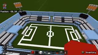 I built a Football Stadium in Minecraft!!!! MCFC