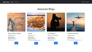 A Complete Blog Website using Django Framework | Rajan's Blog Website | Rajan Gautam