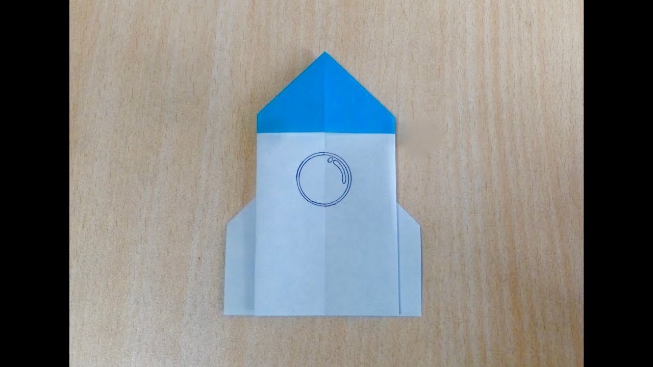 Comment faire une fusée. Origami. L'art de plier le papier. YouTube
