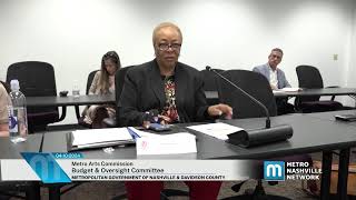 04/10/24 Metro Arts Commission: Budget & Oversight Committee