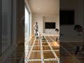 THIS FLOOR IS INSANE 😱 Luxury Epoxy Wood flooring #epoxyfloor #shorts