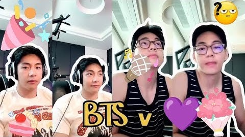 Kim taehyung is live 💜💗 guy