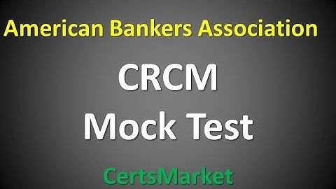 CRCM Mock Test Trending Source for CRCM Exam Success