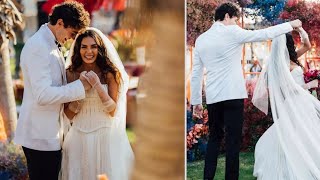 Ebru Şahin Eşi Cedi Osman Ile Düğün Fotoğraflarını Sosyal Medya Hesabından Paylaştı..