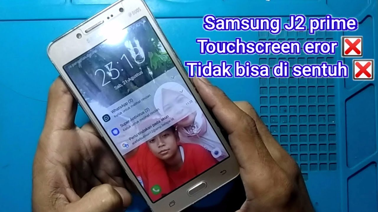 Cara mengatasi hp Samsung J2 prime tidak bisa disentuh || touchsceen tidak bisa disentuh