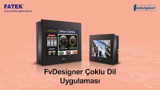 Fatek HMI FvDesigner Çoklu Dil Uygulaması screenshot 4