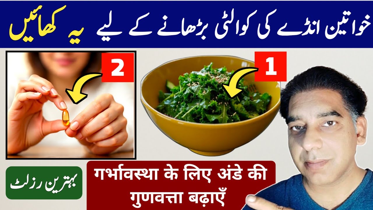 Best Healthy Foods, Supplements, & Vitamins To Increase Egg Quality For Pregnancy - Must Eat