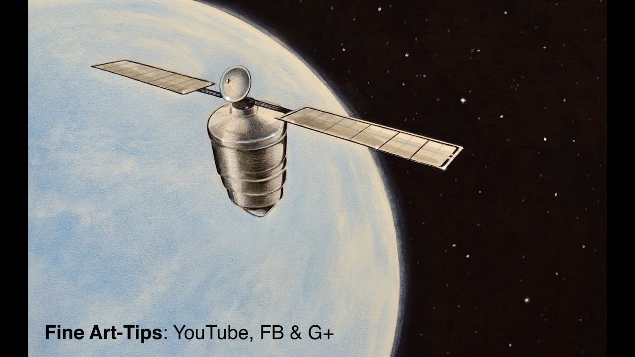 How to Draw a Satellite - Inspired by the book