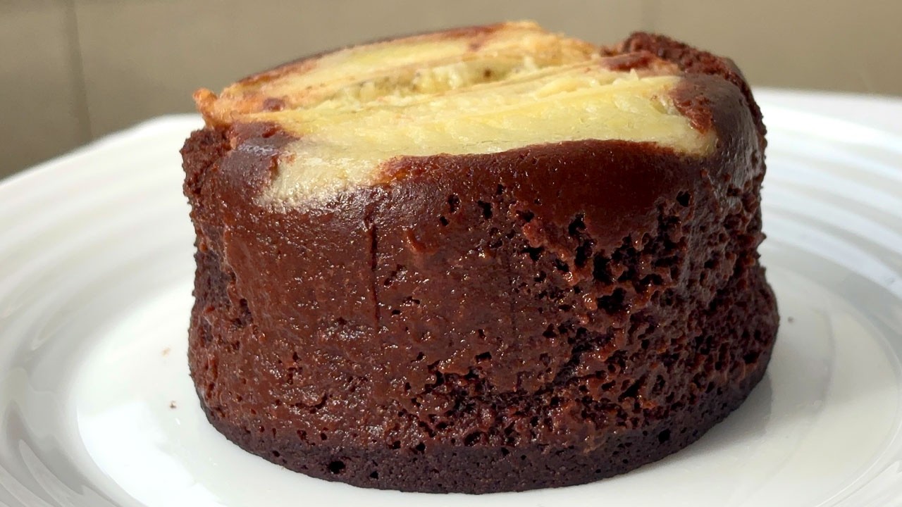 Банановый БРАУНИ за 3 минуты в микроволновке | Без яиц и сахара