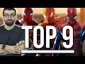 Spiderman  classement films  top 9 avec no way home