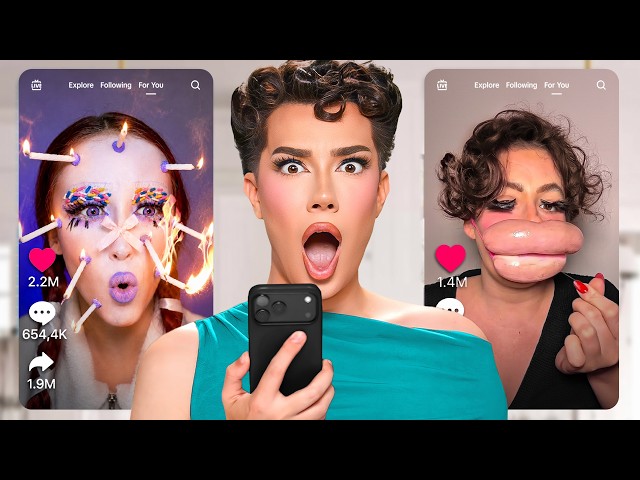 Reacting to 100 INSANE Makeup FAILS 💀