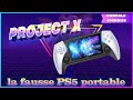 La fausse playstation 5 portable retrogaming  project x