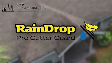 Raindrop Gutter Guard - Easy Installation