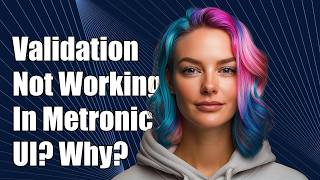 Validation is not working in Metronic UI. Why?