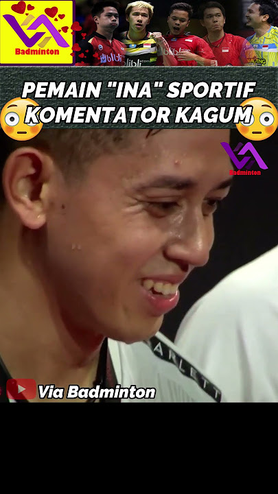 Kejujuran Pemain INA Membuat Komentator Kagum #badminton #bwf