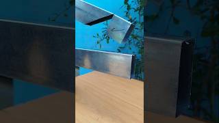 Roof frame angle cutting technique for canopies.#welding #welder #metalwork