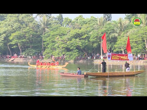 Video Đua thuyền trên hồ Bán Nguyệt sau 2 năm tạm dừng - youtube