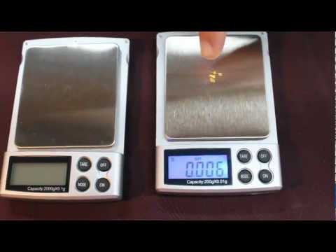 Gold Mining Digital Scale Demo