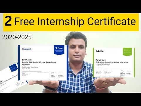 Free Internship Certification |  Cognizant | Deloitte |  Internship Free certificate | Coding