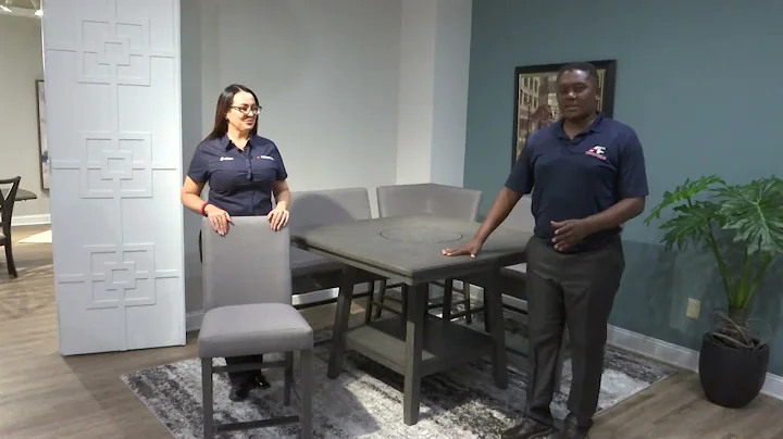 FURNITURE SHOPPING TIP | Seneca Grey 5pc Counter Height Dining Set