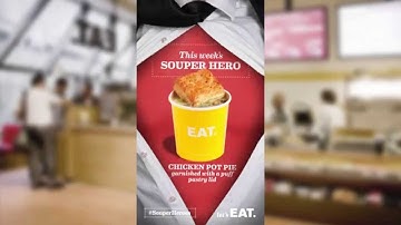 EAT Souper Hero - Digital Escalator Panels