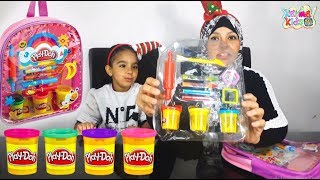 كوكو وماما ومفاجأة لعبة الصلصال الوان الرسم البلاى دوه Play Doh