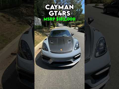 Inside The Cayman GT4RS!