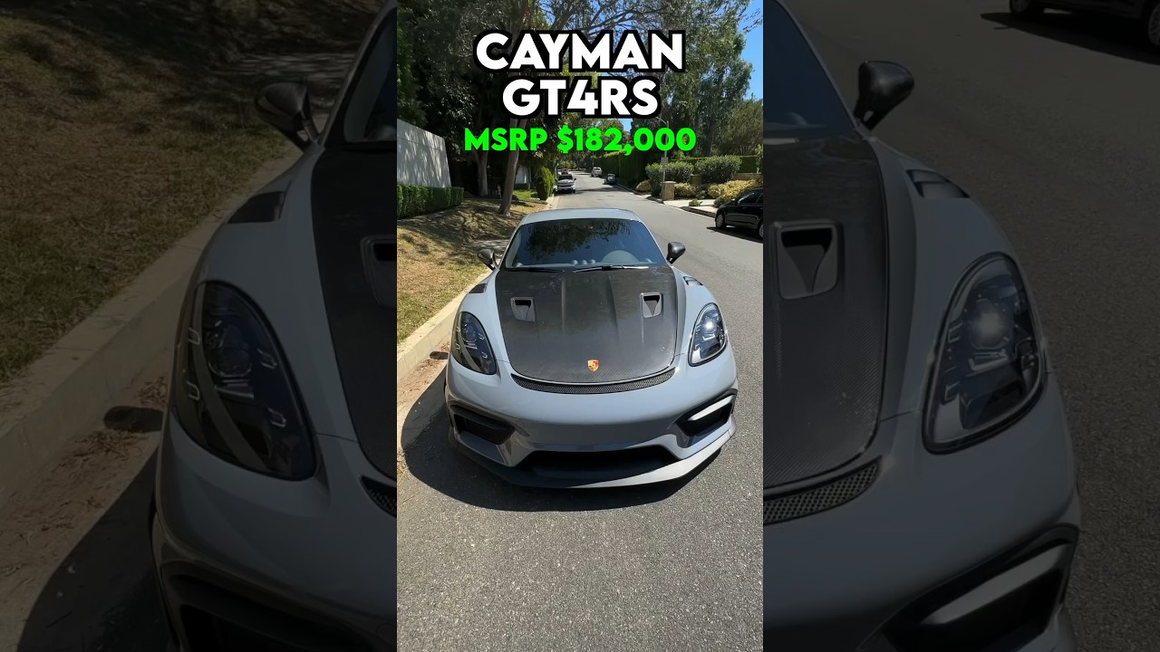 Inside The Cayman GT4RS!