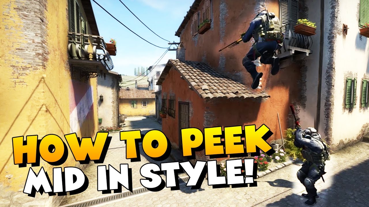 CS:GO - How To Peek Inferno Mid In Style! - YouTube