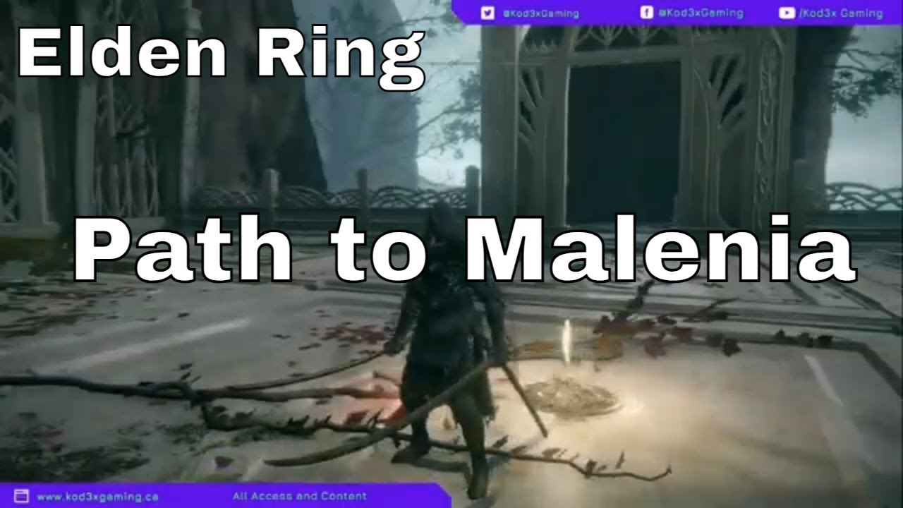 Elden Ring Miquella's Haligtree Tree Path From Loretta to Malenia