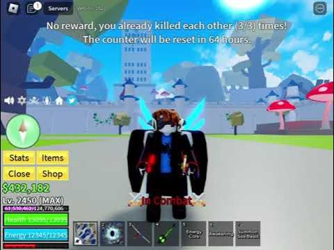 Conta de Blox Fruit Lvl 2401 com Cdk, Soul Guitar, Godhuman, 3