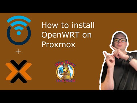 How to install OpenWRT on Proxmox