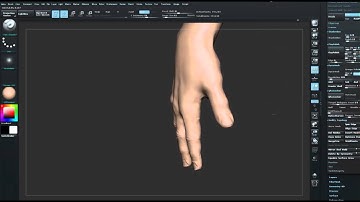 ZBrush tutorial: Sculpt a hand, Part 7