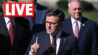 LIVE 🔴 Johnson, GOP on government shutdown