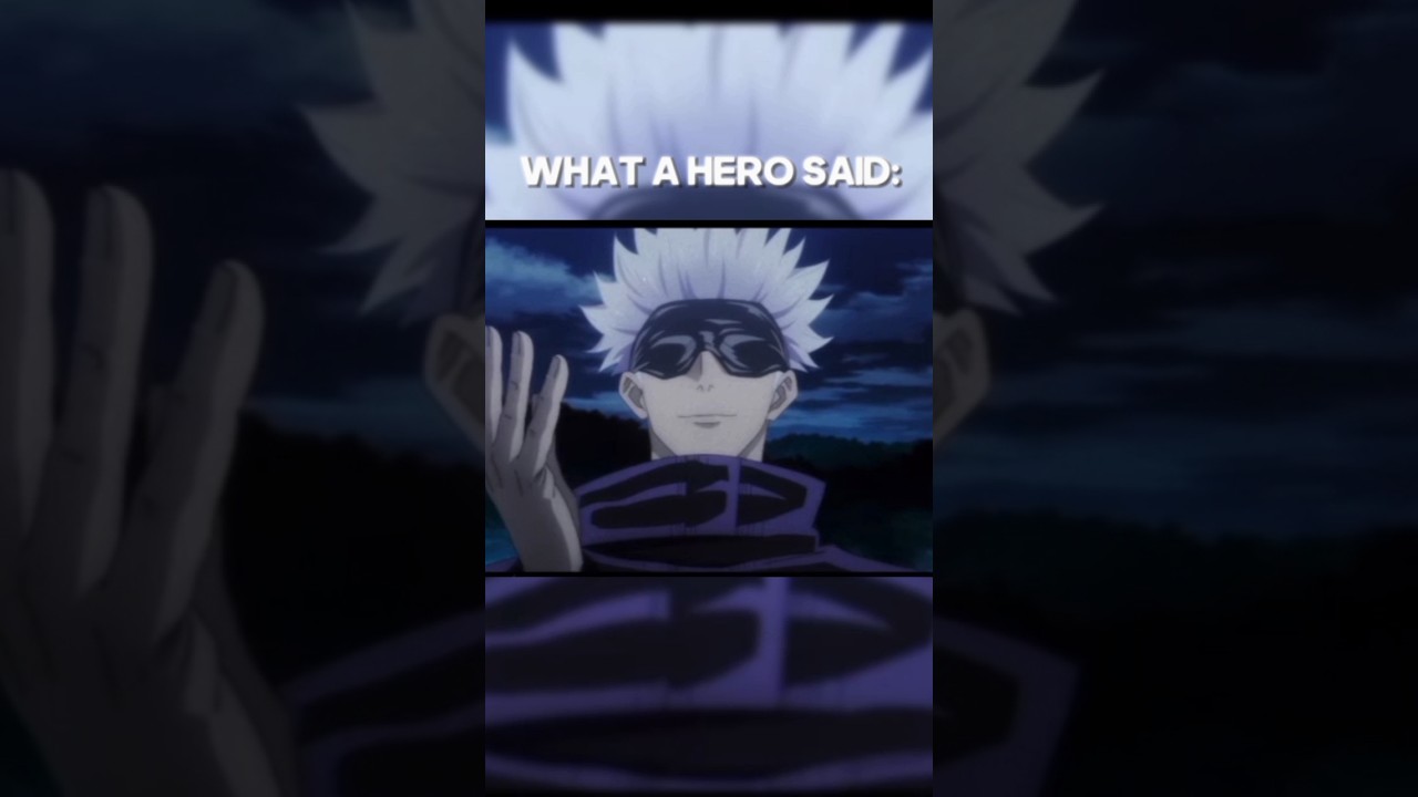 Difference between a hero and a villain~ Jujutsu Kaisen