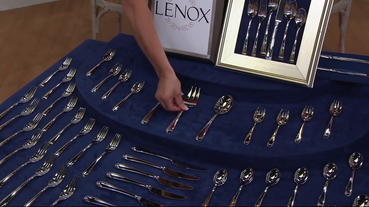 Lenox 18/10 Stainless Steel 51piece Service for 8 Flatware Set on QVC