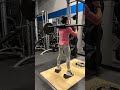 Jess Moniz safety bar squats on wedges #npc #fitness #bikini #glutes #quads