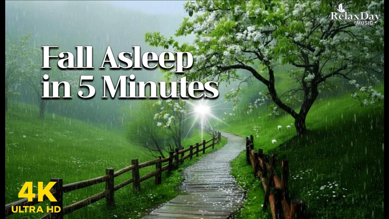 Засни за 5 минут 🌧 Самая красивая исцеляющая фортепианная музыка под дождь | RelaxDay Music