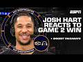 ‘Never satisfied’ 😤 Josh Hart on his PLAYOFF CAREER-HIGH 26 PTS in ECF Game 2 | SC with SVP