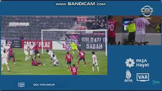 Baş Hakim Qəbələnin Sabahın Qapısına Vurduğu Təmiz Qolu Saymadı