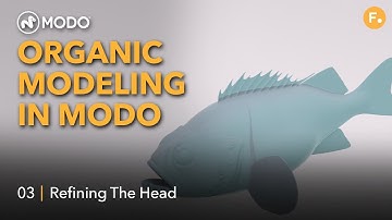 Organic Modeling in Modo | Refining the Head of The Model and Adding Fine Details