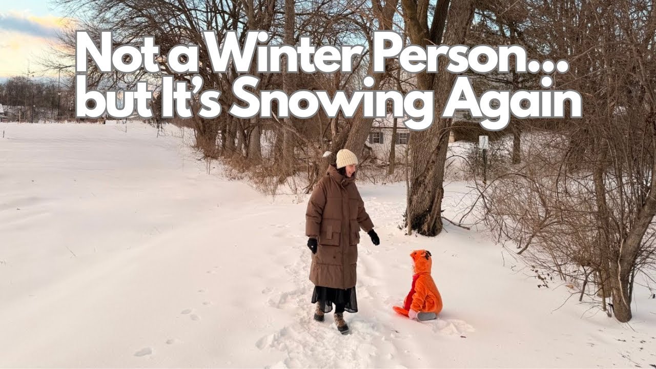 Snowy Week in Maryland | Car Cleaning, Gift Unboxing & Cozy Café