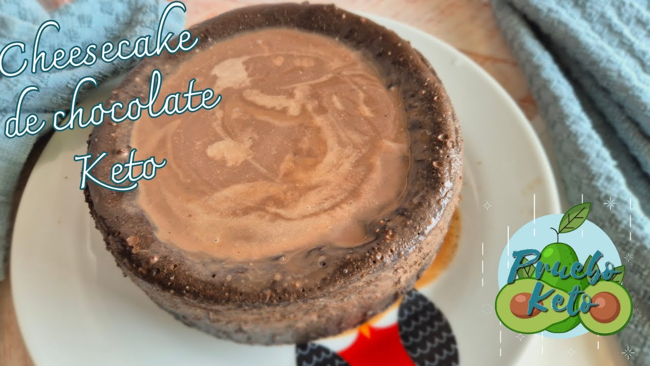 Cheesecake de chocolate #keto | sin azúcar | sin harina | by @AllDayIDreamAboutFood