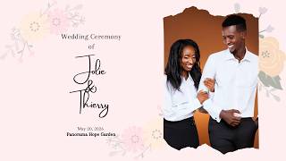💍💓 Jolie & Thierry’s Wedding Ceremony | June 20, 2026